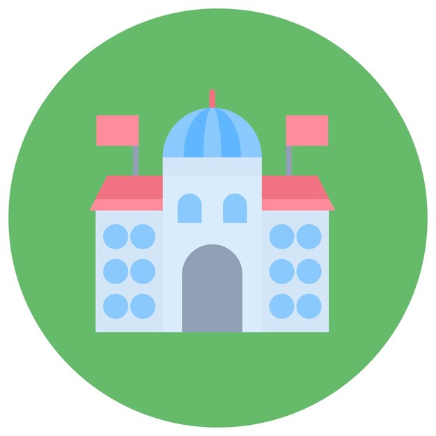Ilustración del edificio del gobierno