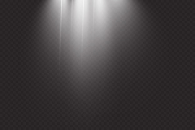 Ilustración de efecto de luz brillante