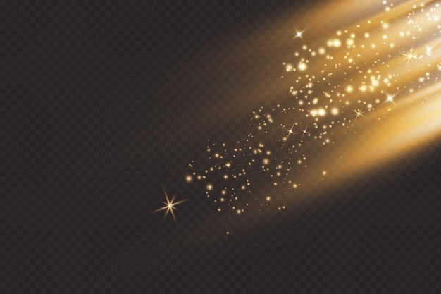 Ilustración de efecto de luz brillante
