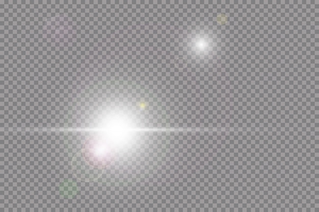 Ilustración de efecto de luz resplandor