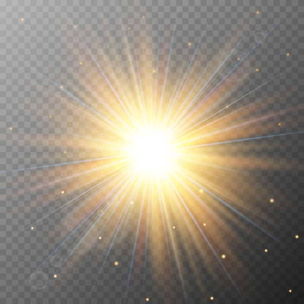 Ilustración de efecto de luz