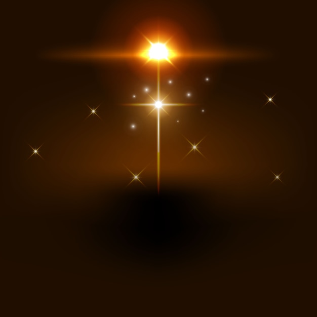 Ilustración de efecto de luz