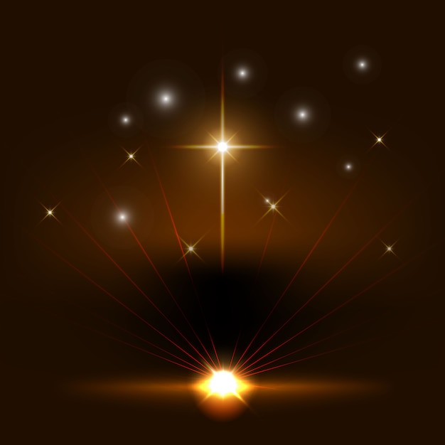 Ilustración de efecto de luz
