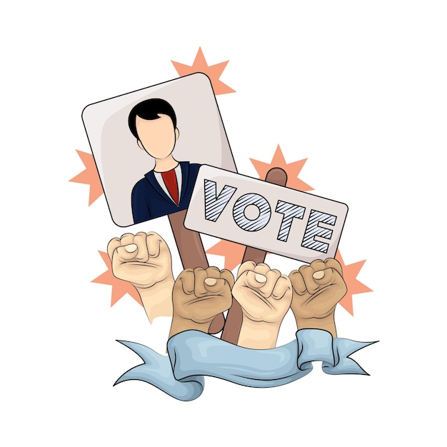 Ilustración de la elección