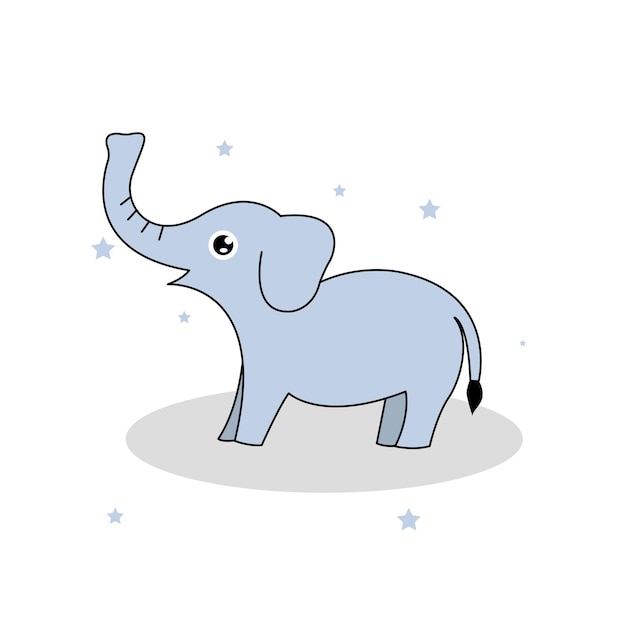 Ilustración elefante