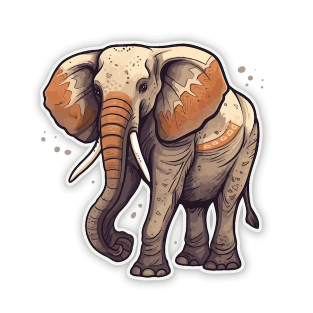 ilustración de elefante