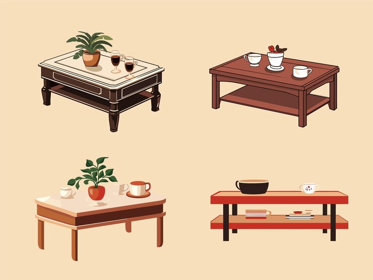 Vector ilustración de la elegancia social y la elegante mesa de té