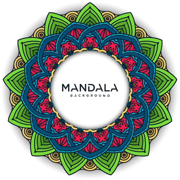 Ilustración elegante de la mandala