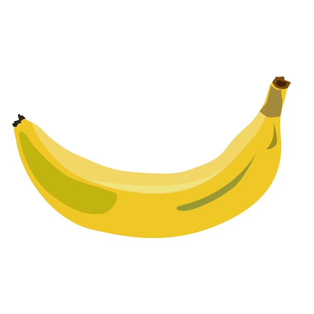 Ilustración de elemento único de vector de plátano