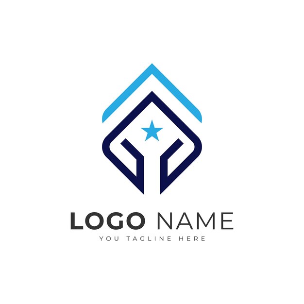 Ilustración de elementos de diseño gráfico vectorial para su negocio resumen del logotipo de la empresa corporativa