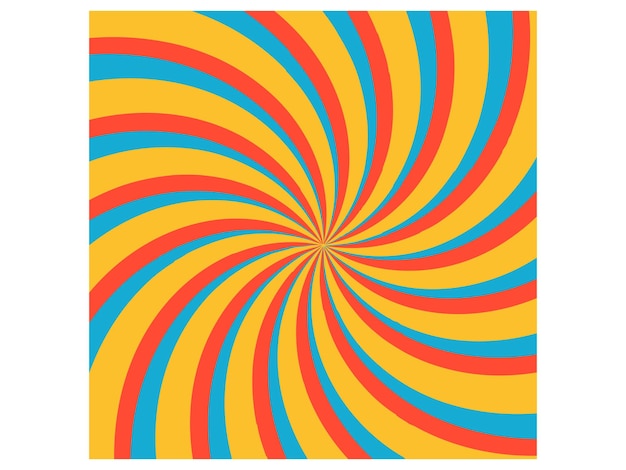 Ilustración de los elementos de fondo de Sunburst