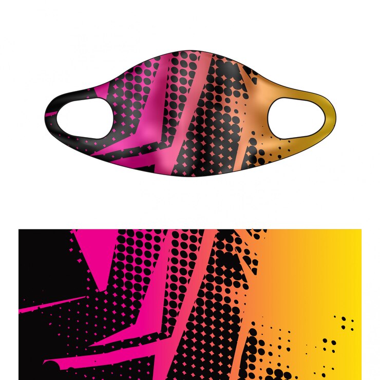 Vector ilustración de enmascarador de buceo