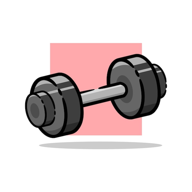 Ilustración de un equipo deportivo con manivelas Ilustración del equipo de gimnasio