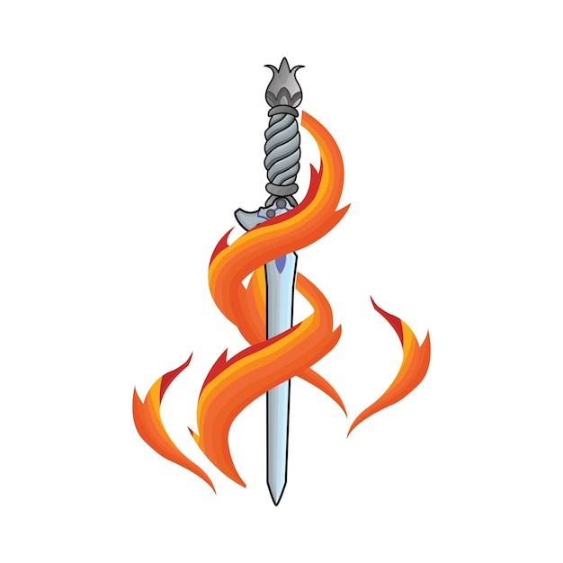 Ilustración de una espada