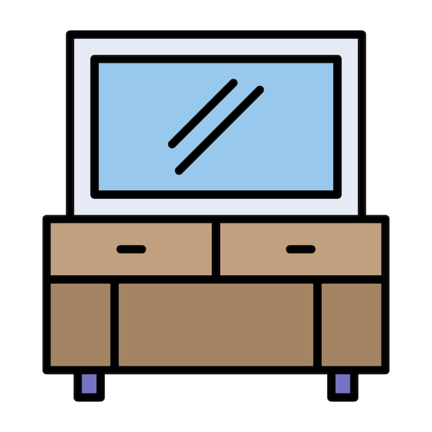 Ilustración del espejo plano