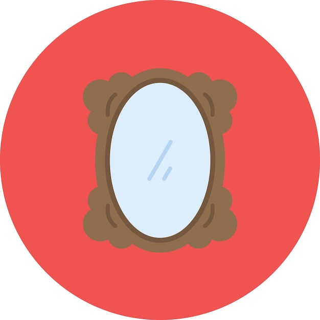 Ilustración del espejo plano