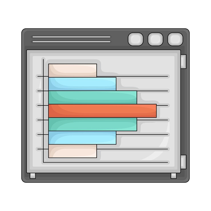 Vector ilustración de las estadísticas