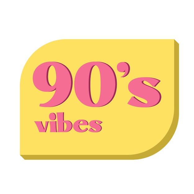 Ilustración del estilo de los 90