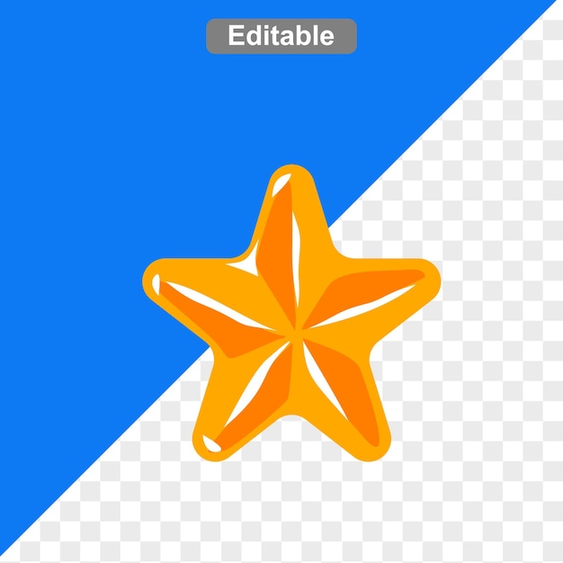 Ilustración de estilo artístico plano decoración de estrellas en Navidad