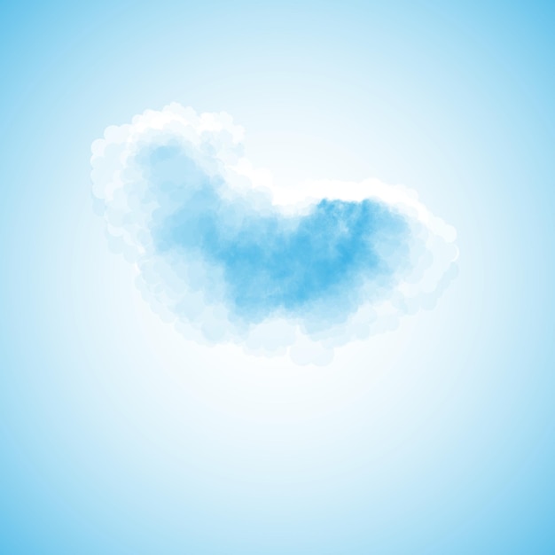 Ilustración de estilo creativo de fondo de nube
