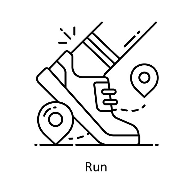 Ilustración de estilo de icono de contorno vectorial Símbolo en fondo blanco Archivo EPS 10