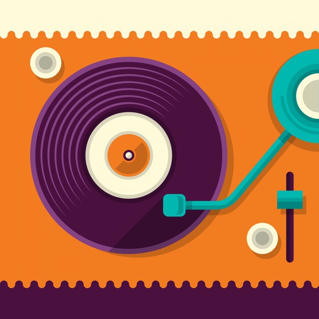 Ilustración de estilo retro