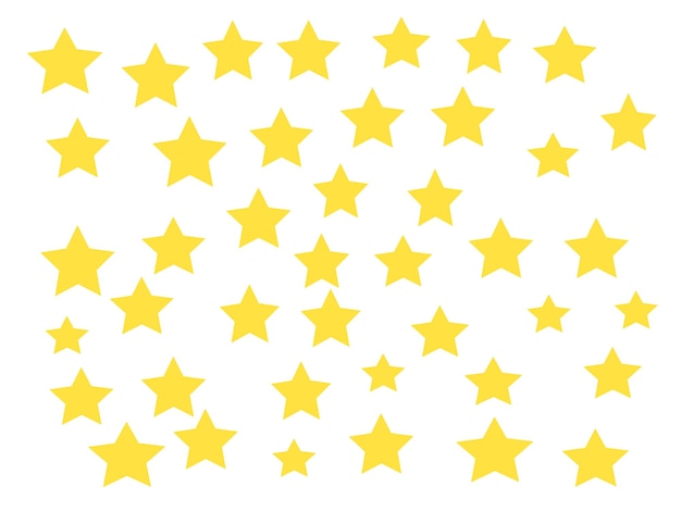 Ilustración de estrella sobre fondo blanco