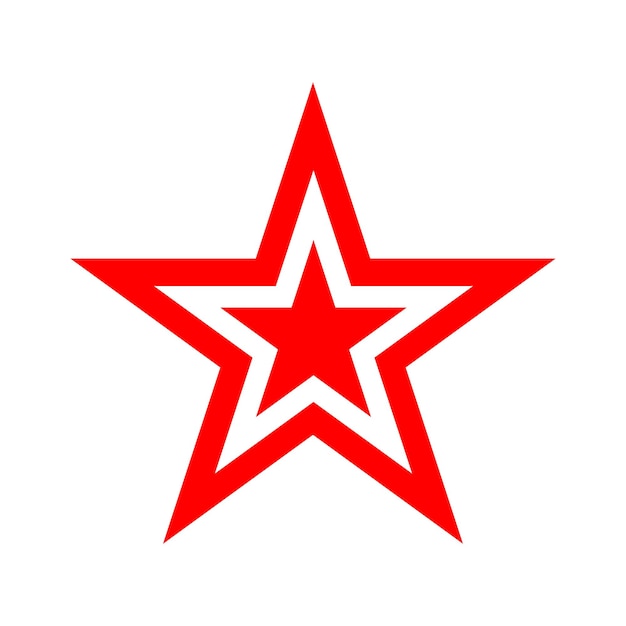 Ilustración de estrella sobre fondo blanco