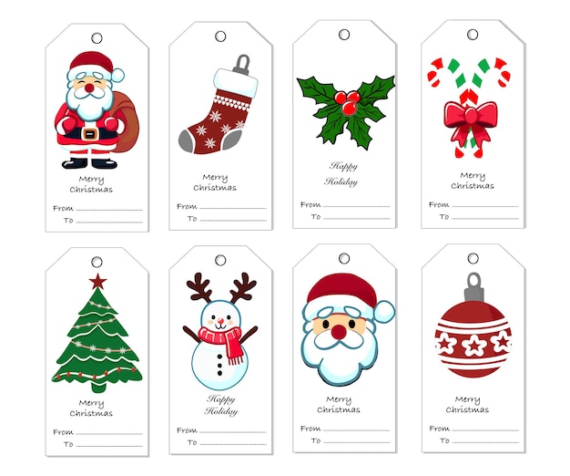 Ilustración de la etiqueta de saludo Navidad vector vacaciones de invierno evento escritura tipográfica Navidad orn