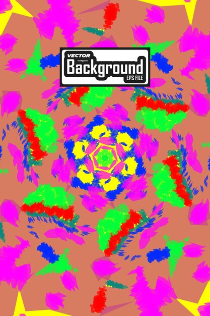 Ilustración de las existencias vectoriales de Tie Dye Abstract Colorful