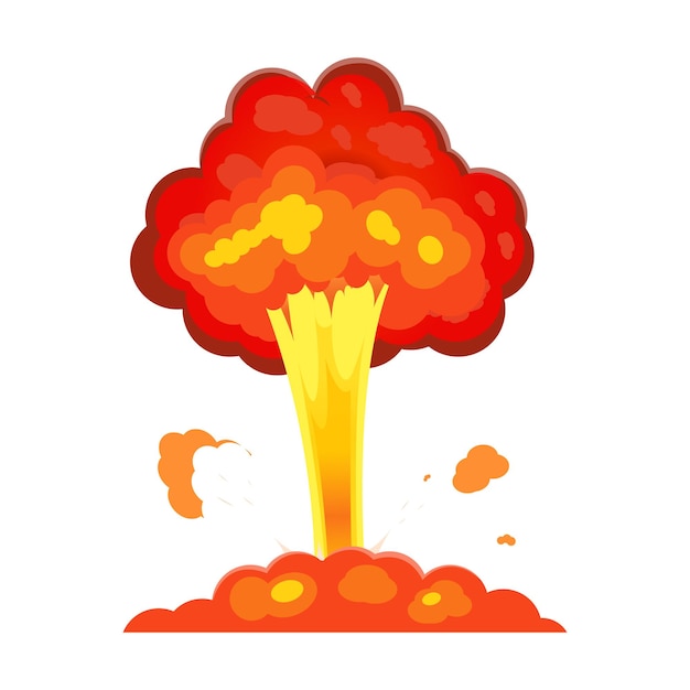 Vector ilustración de explosión