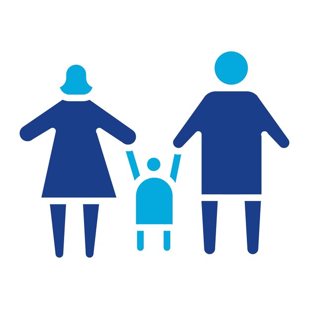 Ilustración de la familia plana