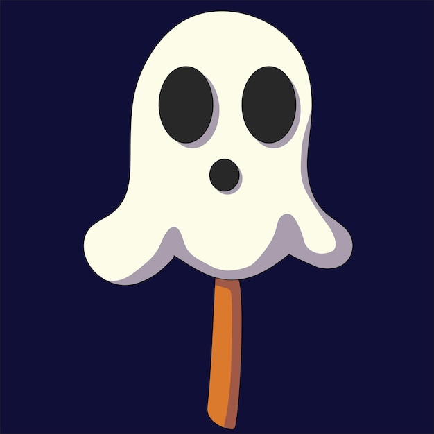 Ilustración de fantasmas lindos de Halloween
