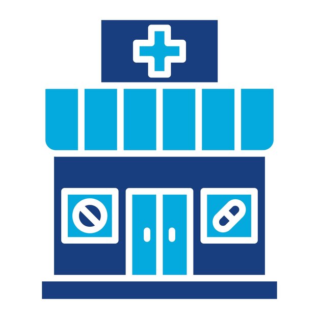 Ilustración de la farmacia Duotone