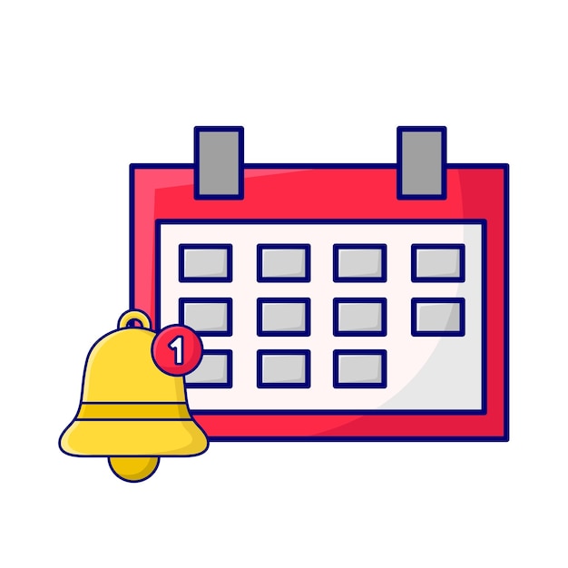 Ilustración de la fecha del calendario
