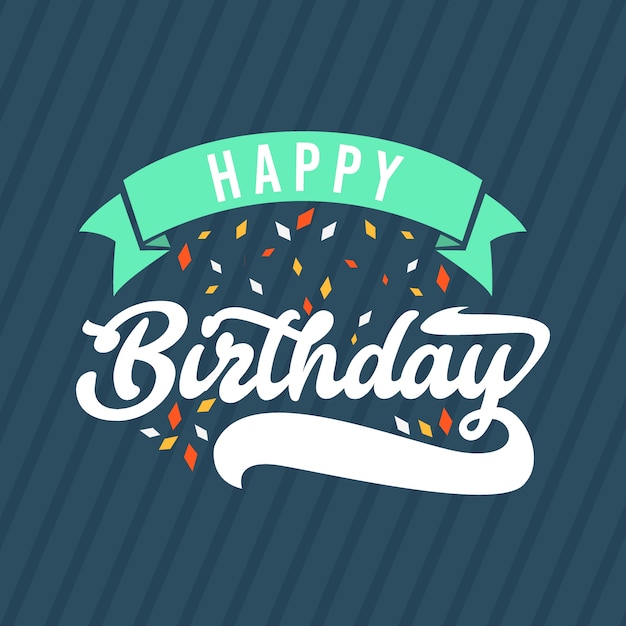 Ilustración de feliz cumpleaños
