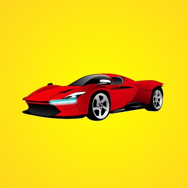 Ilustración de Ferrari Daytona Vector de Ferrari Daytona