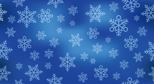 Ilustración festiva inconsútil del fondo de la nieve.