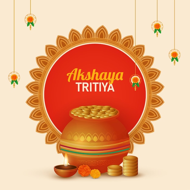 Ilustración del festival de Akshaya Tritiya