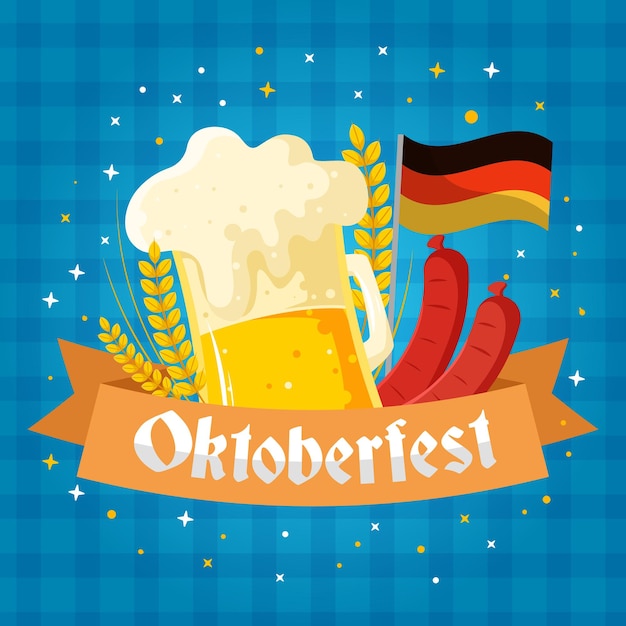 Ilustración del festival Oktoberfest