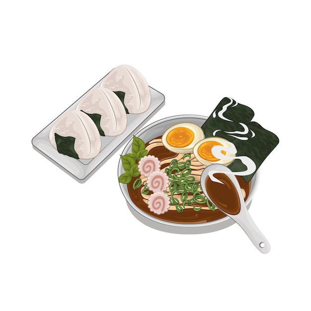 Ilustración de fideos