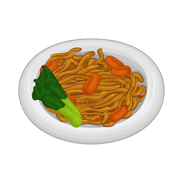 Ilustración de fideos