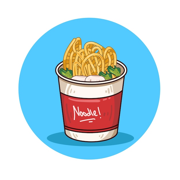Ilustración de fideos