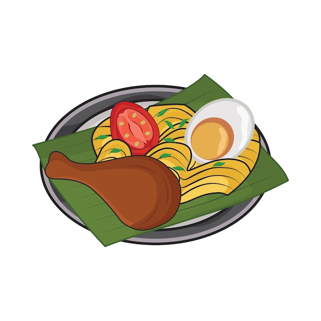 Vector ilustración de los fideos