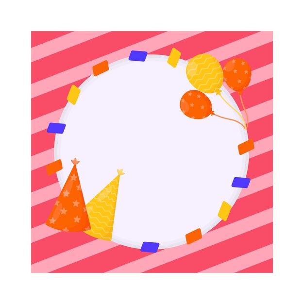 Ilustración de una fiesta de cumpleaños