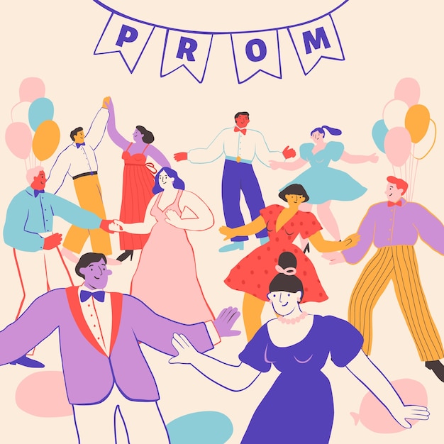 Ilustración de fiesta plana