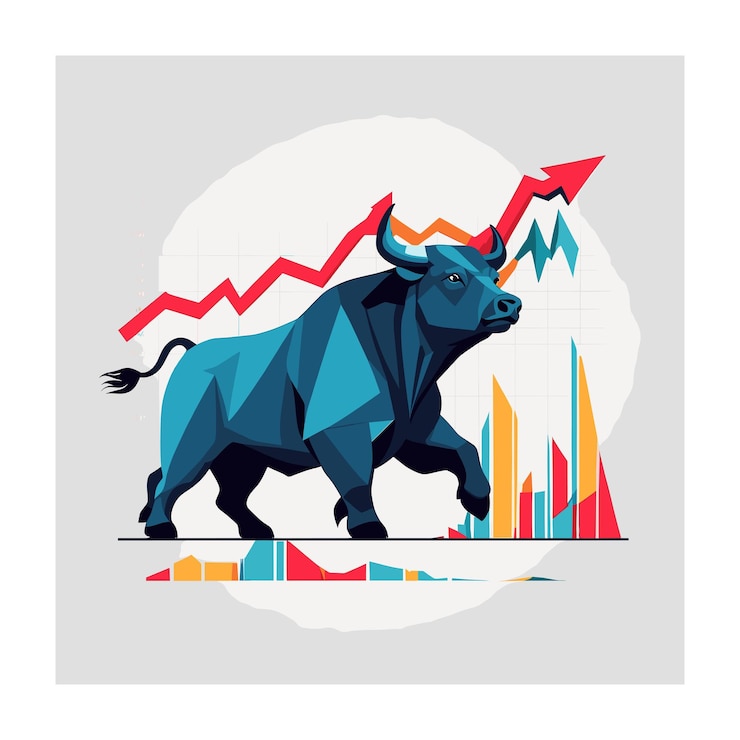 Vector ilustración de finanzas para negocios y proyectos financieros