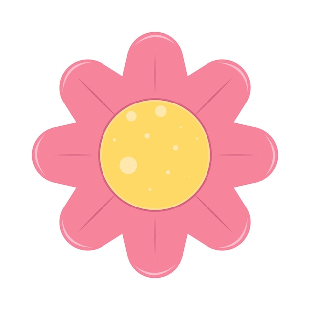 Ilustración de la flor