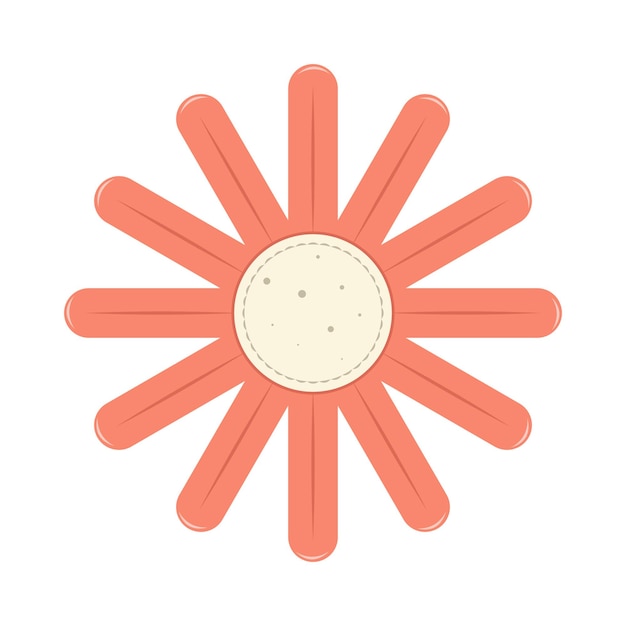 Ilustración de la flor