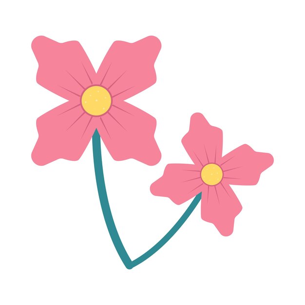 Vector ilustración de la flor